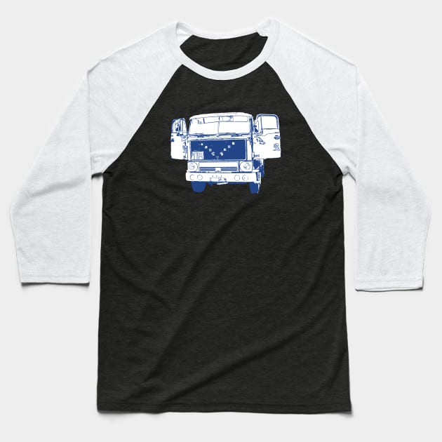 old truck Baseball T-Shirt by rickylabellevie